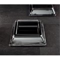 Emi Yoshi EMI Yoshi EMI-SP9LP 9.5 in. Squares Clear Dinner Plate Pet Lid - Pack of 120 EMI-SP9LP